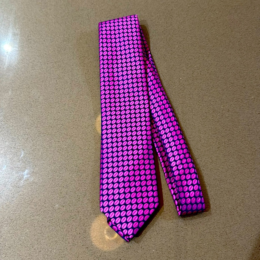 Penrose Purple-ish Silk Tie